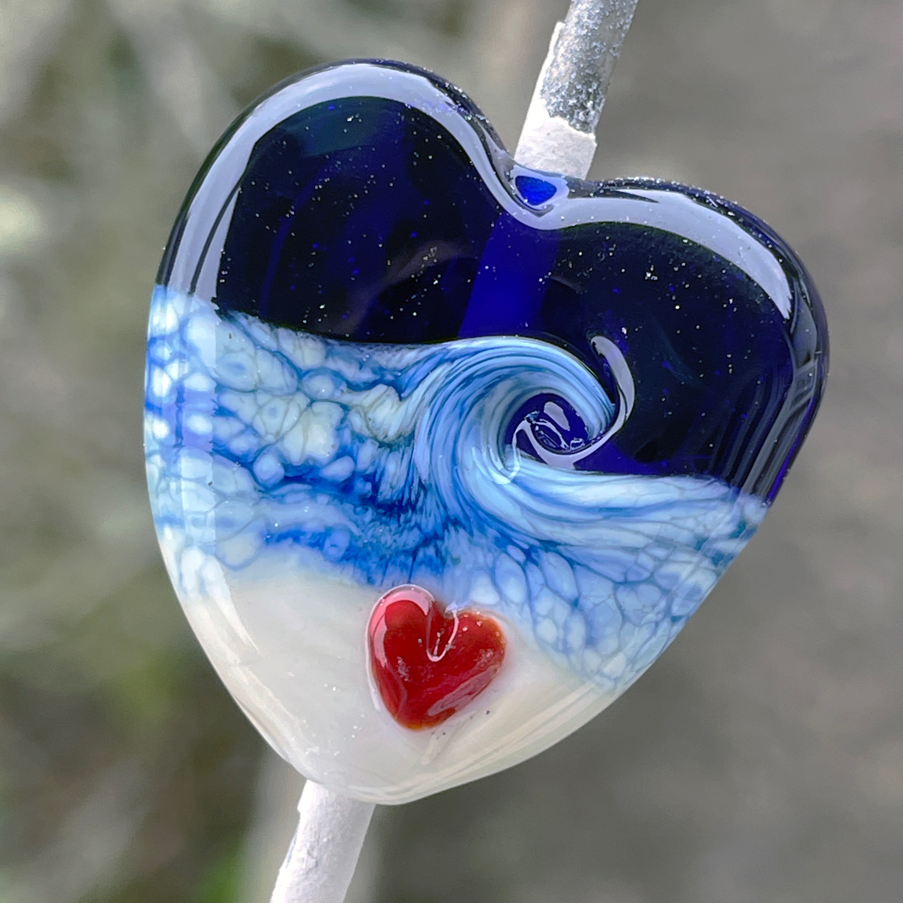 Ocean Heart on a Mandrel