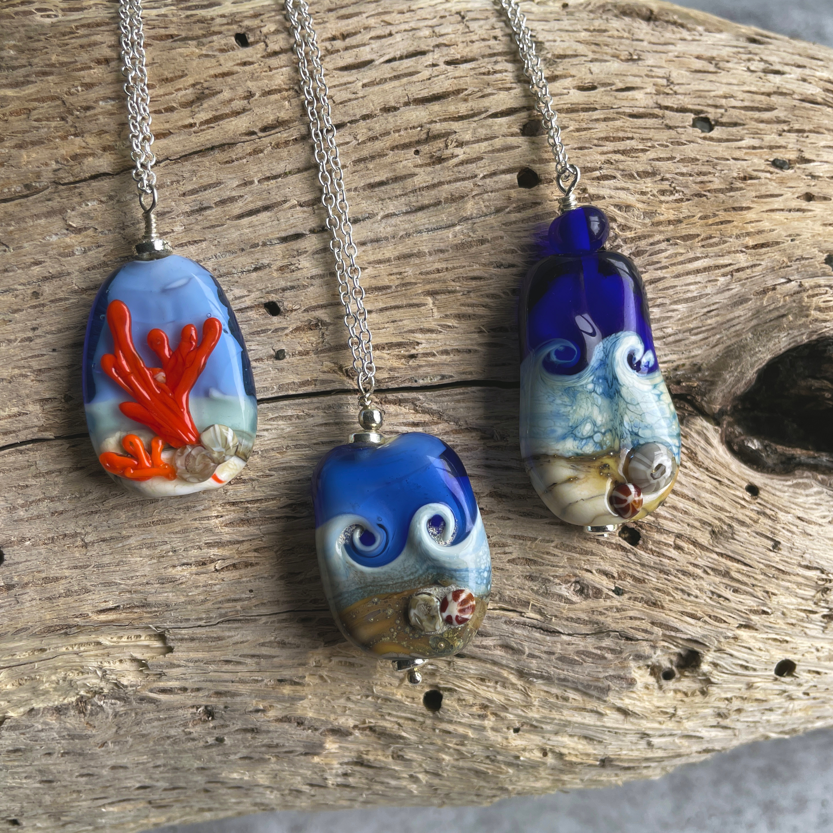 Three Ocean Necklaces